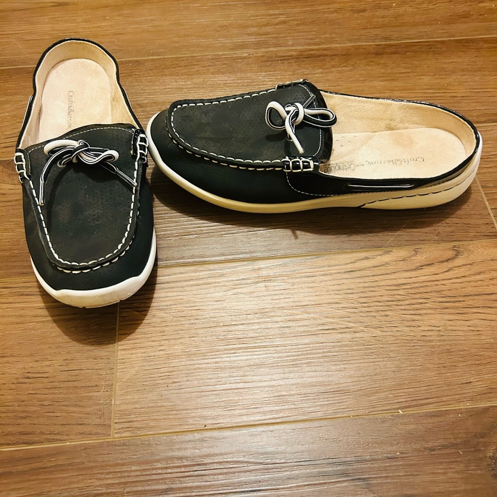 Croft & Barrow Women's Black Moccasins Ortholike size 9.5 - Picture 6 of 7